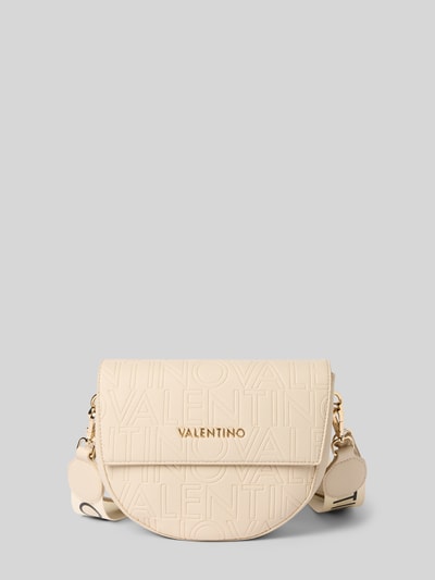 VALENTINO BAGS Handtasche mit Label-Detail Modell 'PANSY' Ecru 1
