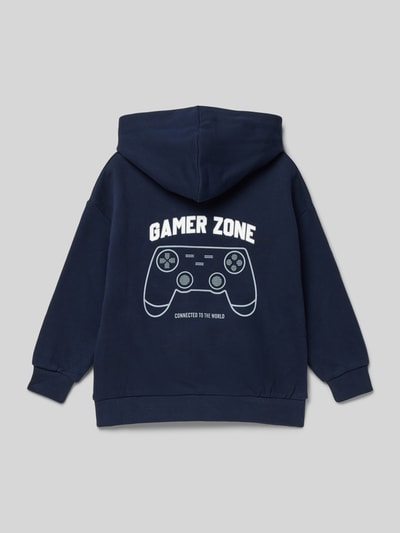 Mango Oversized Hoodie aus reiner Baumwolle Modell 'gamer' Marine 3