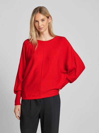 Someday Gebreide pullover met ronde hals, model 'Taliya' Rood - 4