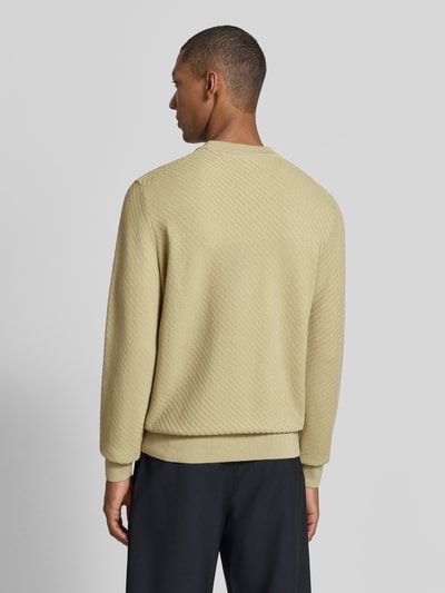 BOSS Regular Fit Pullover aus reiner Baumwolle Modell 'H-Lofranco' Lind 5