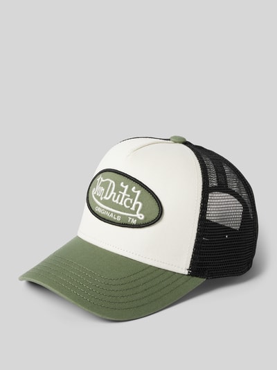 Von Dutch Trucker-Cap mit Label-Patch Modell 'BOSTON' Khaki 1