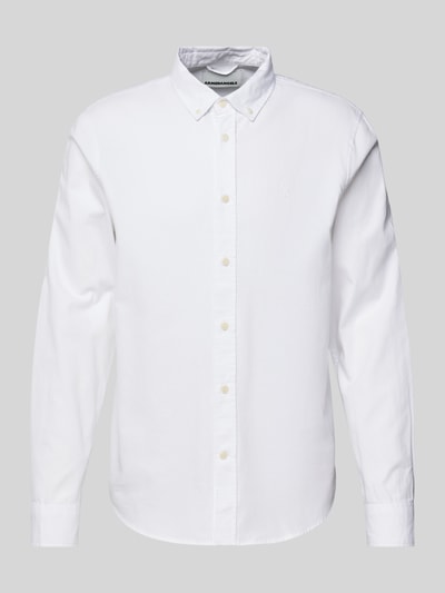 Armedangels Regular Fit Freizeithemd mit Button-Down-Kragen Modell 'QUAASA' Weiss 2