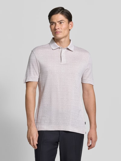BOSS Slim Fit Poloshirt aus reiner Baumwolle Modell 'H-Pack 181' Offwhite 4