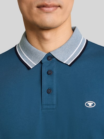 Tom Tailor Regular Fit Poloshirt aus reiner Baumwolle Petrol 3