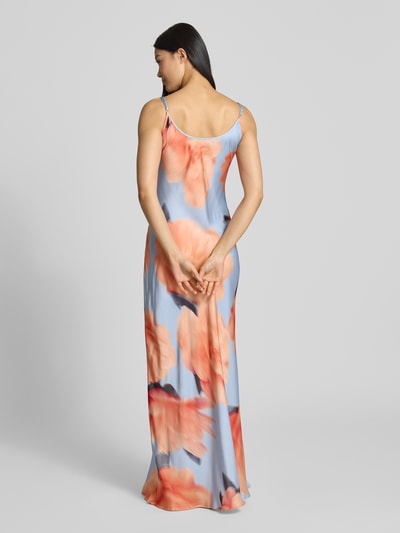 mbyM Maxikleid mit Spaghettiträgern Modell 'Bellah' Orange 5