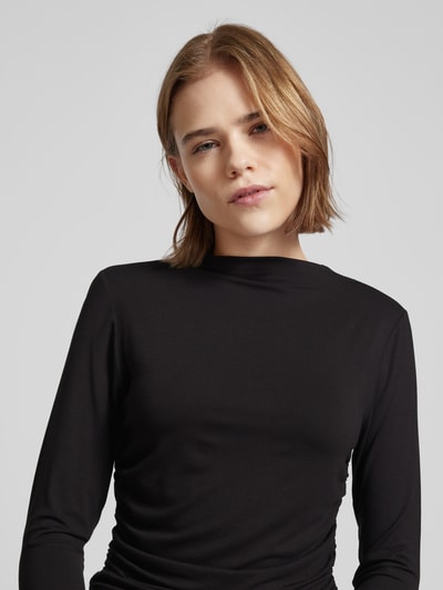 Gina Tricot Longsleeve mit seitlichen Raffungen Black 3