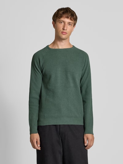 Blend Gebreide pullover met ronde hals, model 'DANTE' Lichtgroen - 4