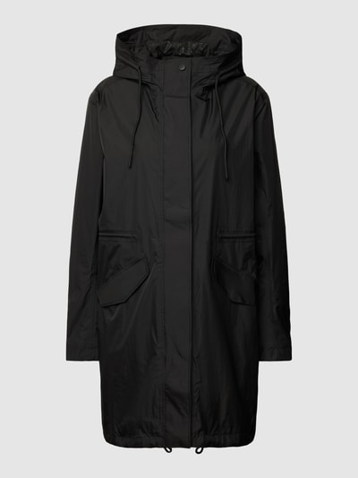 Didriksons Parka in unifarbenem Design Modell 'AMELL' Black 2