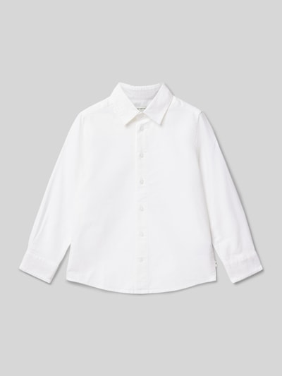 Tom Tailor Regular fit vrijetijdsoverhemd van puur katoen Wit - 1