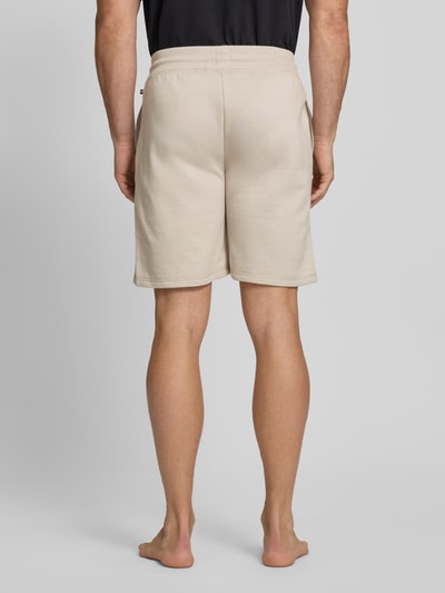 BOSS Sweatshorts mit Tunnelzug aus reiner Baumwolle Beige 5