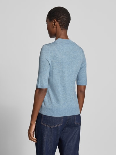 s.Oliver BLACK LABEL Regular Fit Pullover mit Mock Neck Bleu 5