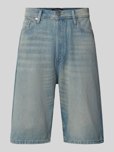 Jack & Jones Extra baggy fit korte jeans in 5-pocketmodel, model 'RON' Lichtblauw - 2