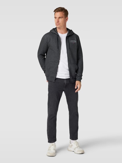 Tommy Hilfiger Sweatjack met kangoeroezak, model 'ORIGINAL' Middengrijs - 1