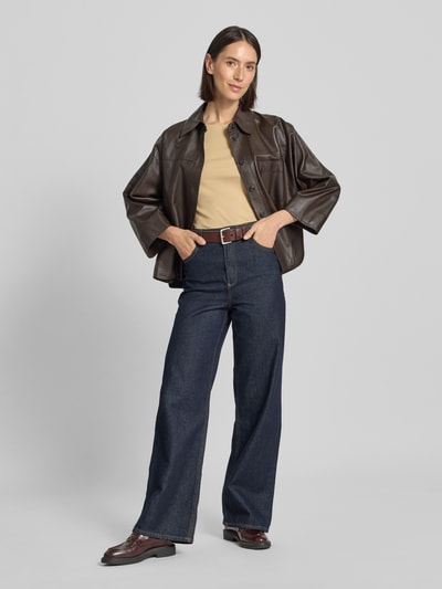 Lauren Ralph Lauren T-Shirt mit Rundhalsausschnitt Modell 'JUDY' Camel 1