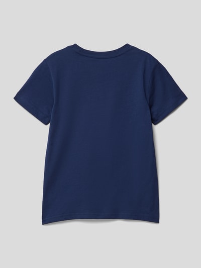 Polo Ralph Lauren Kids T-shirt met labelprint Marineblauw - 3