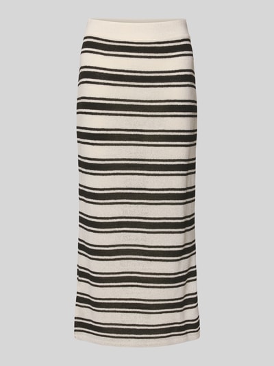 Christian Berg Woman Spódnica z dzianiny z rozcięciem i elastycznym pasem Czarny 2