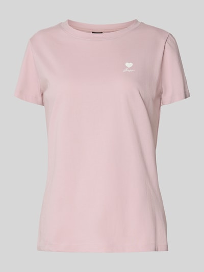 BOSS Orange Regular Fit T-Shirt aus reiner Baumwolle Rosa 2