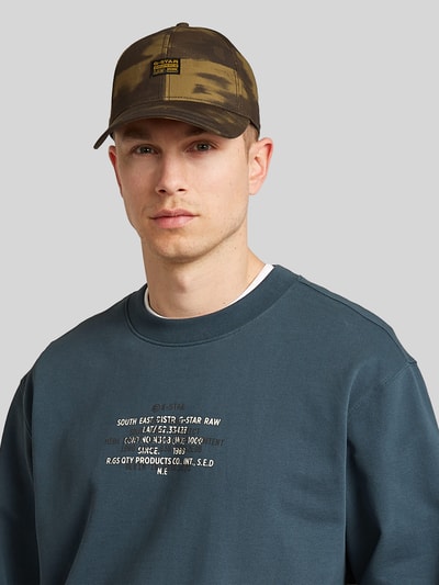 G-Star RAW Cap aus reiner Baumwolle Khaki 1