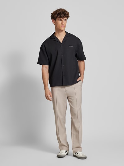 Pegador Stoffhose mit französische Eingrifftaschen Dunkelbraun 1