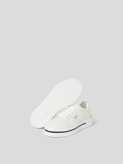 Copenhagen Sneaker aus Leder mit Label-Print Weiss 4