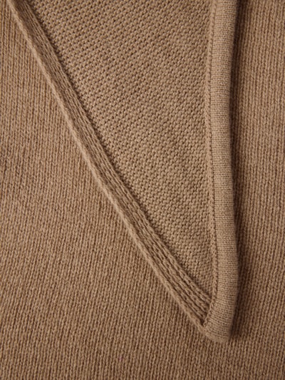 Productfoto, beige sjaal uit wolmix van Marc O'Polo voor dames met grove en fijne texturen
