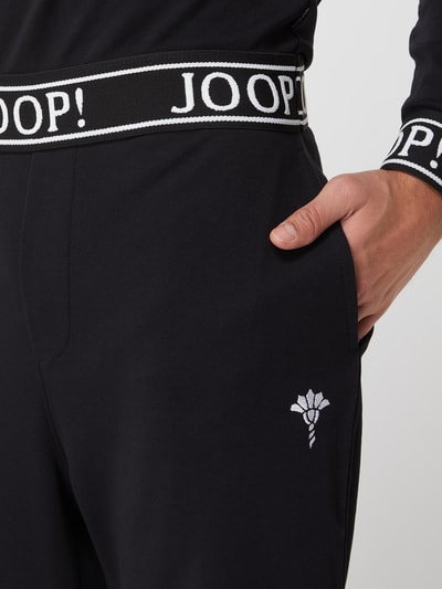 JOOP! Collection Spodnie dresowe z bawełny Czarny 3