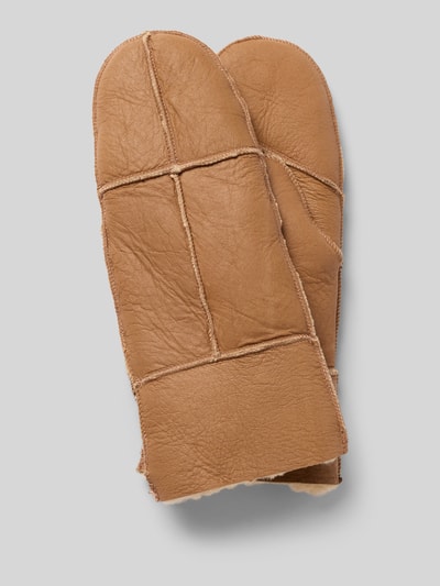 FI.NE Handschoenen met wanten Cognac - 1