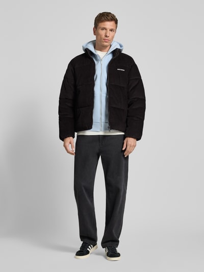 REVIEW Steppjacke mit Reißverschluss Black 1