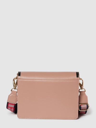 VALENTINO BAGS Schoudertas met contraststrepen, model 'Mayor Pattina' Roze - 4