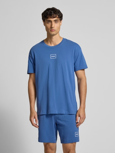 HUGO T-Shirt mit Rundhalsausschnitt Modell 'Laze' Bleu 4