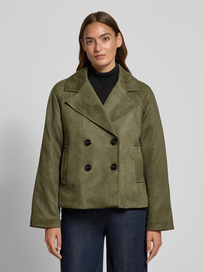 More & More Żakiet z kołnierzem z klapami Oliwkowy 4