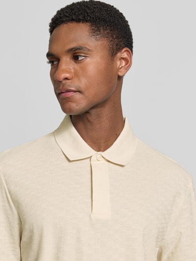 BOSS Regular Fit Poloshirt aus reiner Baumwolle Modell 'H-PACK189' Offwhite 3