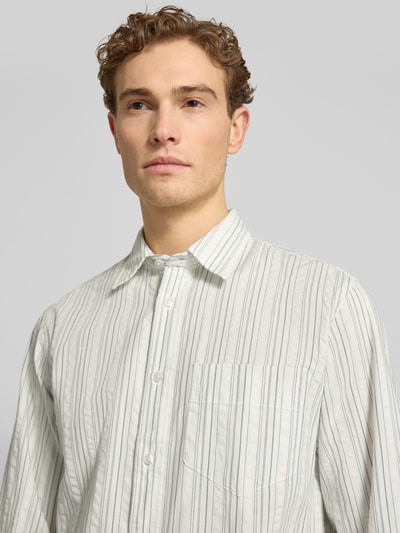 Selected Homme regular fit vrijetijdsoverhemd van puur katoen model 'FREDDIE' Offwhite - 3