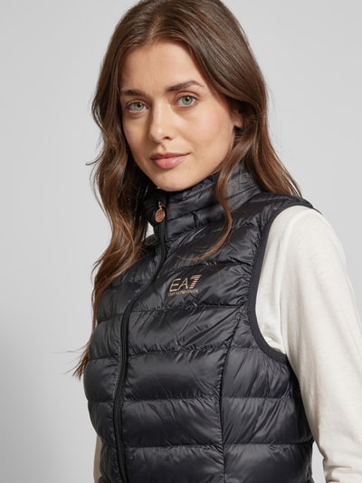 EA7 Emporio Armani Bodywarmer met tweewegsritssluiting, model 'TRAIN CORE' Zwart - 3