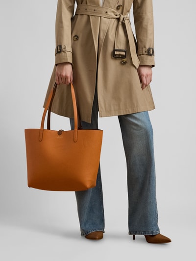 Lauren Ralph Lauren Shopper mit Wendeoption und Minibag Cognac 1