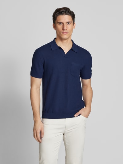 Polo Ralph Lauren Slim Fit Poloshirt mit Kentkragen Marine 4