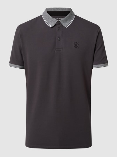 Tom Tailor Poloshirt aus Piqué  Anthrazit 2