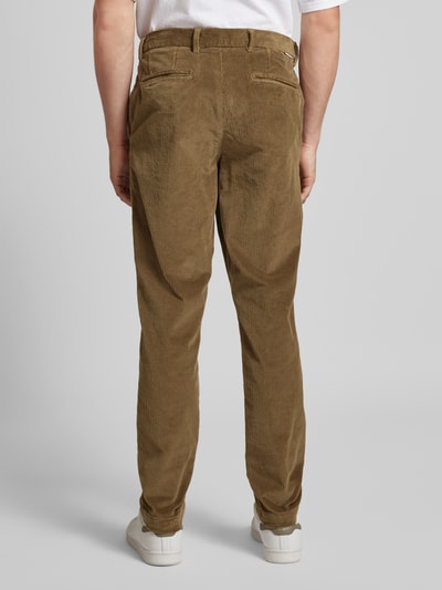 Jack & Jones Tapered fit corduroy broek met steekzakken, model 'CORDUROY' Beige - 5