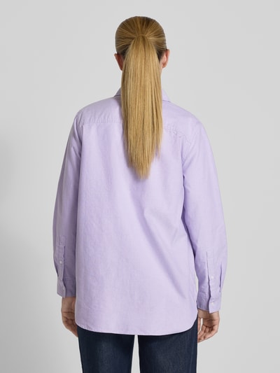 Tommy Hilfiger Regular fit overhemdblouse van puur katoen, model 'OXFORD' Lavendel - 5