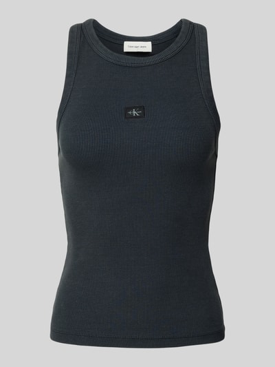 Calvin Klein Jeans Tanktop mit Label-Detail Anthrazit 2