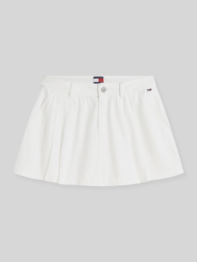 Tommy Jeans Ausgestellter Mini-Rock aus reiner Baumwolle Offwhite 2