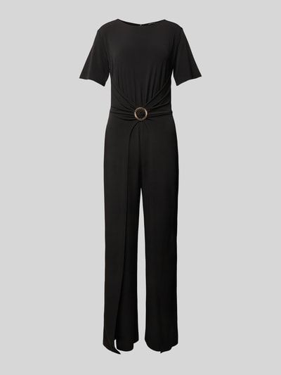 Swing Jumpsuit mit Applikation Black 2