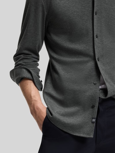 BOSS Slim Fit Freizeithemd aus Baumwoll-Jersey Modell 'H-RUDY' - BECKHAM x BOSS Mittelgrau 6