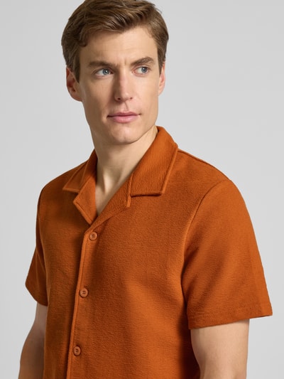 Strellson Koszula casualowa o kroju regular fit z czystej bawełny Terakotowy 3
