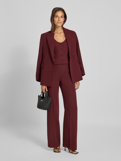 Mango Stoffhose mit elastischem Bund Modell 'IGUANA' Bordeaux 1