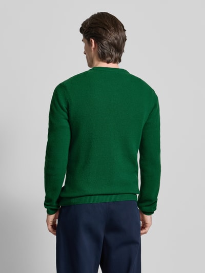 Casual Friday Oversized Strickpullover mit gerippten Abschlüssen Gruen 5