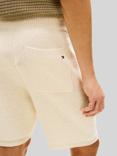 Tommy Hilfiger Regular Sweatshorts mit Tunnelzug Sand 3