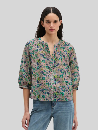 Marc O'Polo Relaxed Fit Bluse aus reiner Baumwolle Rosa 4