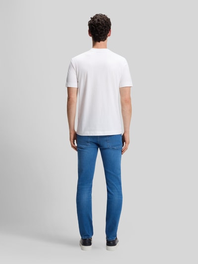 BOSS Regular Fit T-Shirt aus reiner Baumwolle Modell 'Thompson 01' Weiss 5