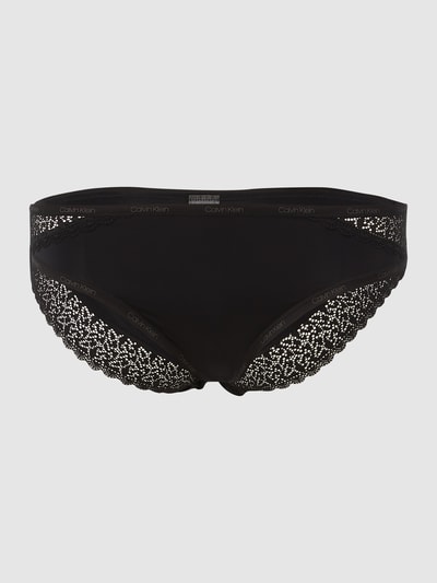 Calvin Klein Underwear Slip mit Spitzenbesatz Black 1